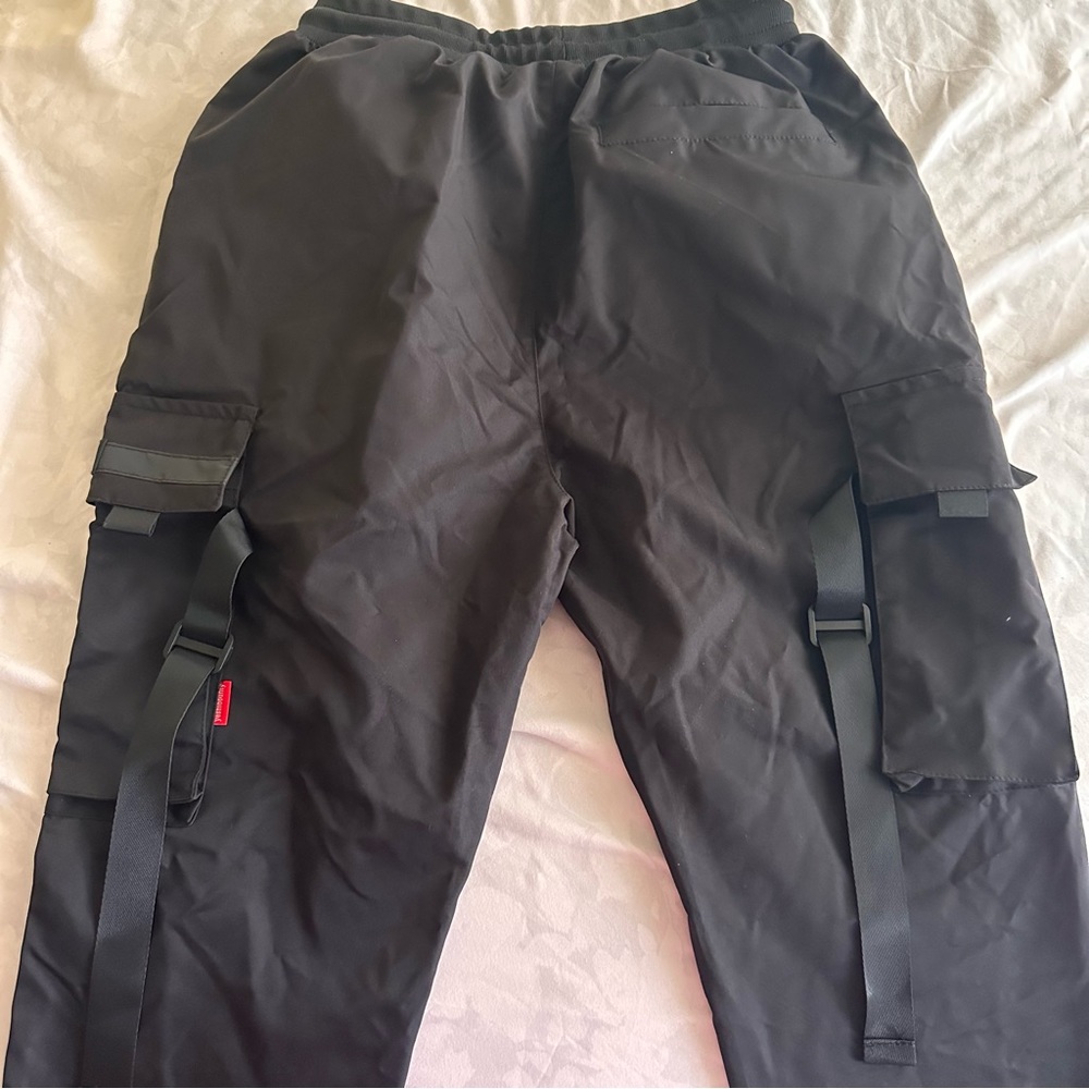 Black Cargo Pants - Picture 4 of 5